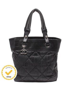 Chanel Tote Bag Silver Paris-Biarritz PM